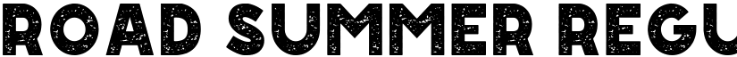 Road Summer Regular font