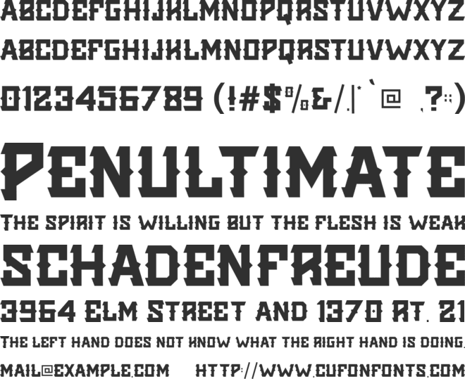 Golden Silver font preview