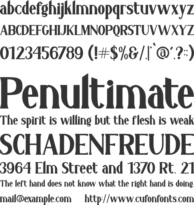 Charlotte Giselle font preview