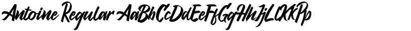 Antoine Regular font