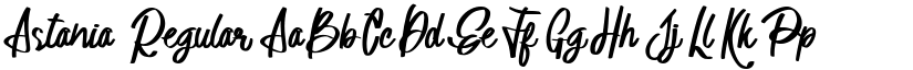 Astania Regular font