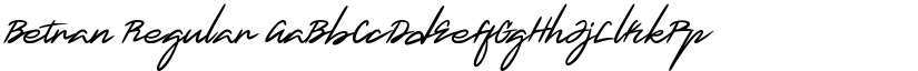 Betran Regular font