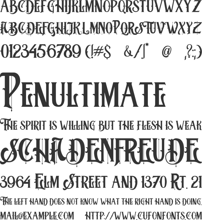 Bombaya font preview