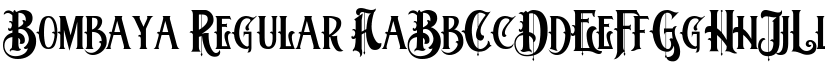 Bombaya Regular font