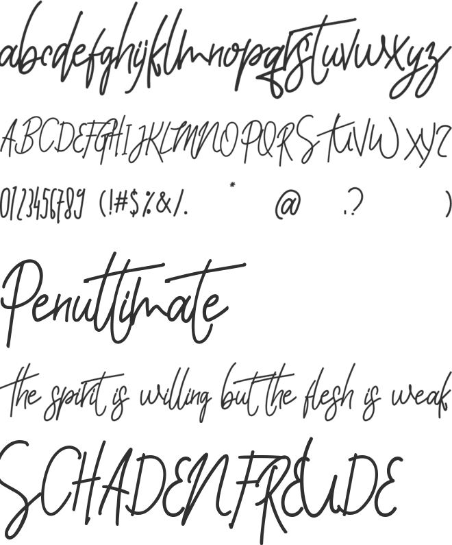 Foxtail font preview