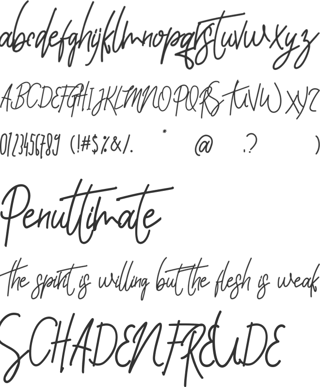 Foxtail font preview