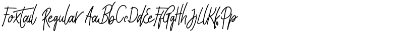 Foxtail Regular font