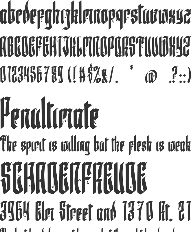 Marseille font preview