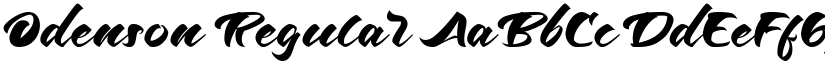 Odenson font download