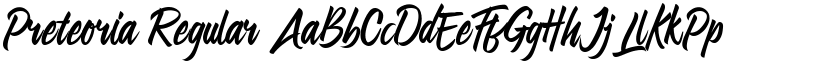 Preteoria Regular font