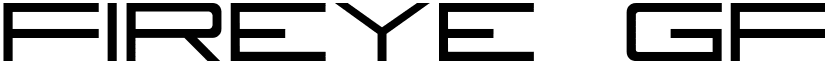 Fireye GF 3 Bold font