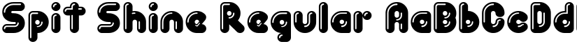 Spit Shine Regular font