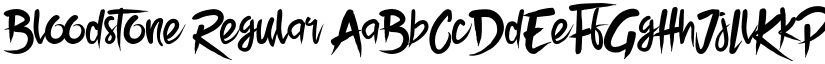 Bloodstone font download