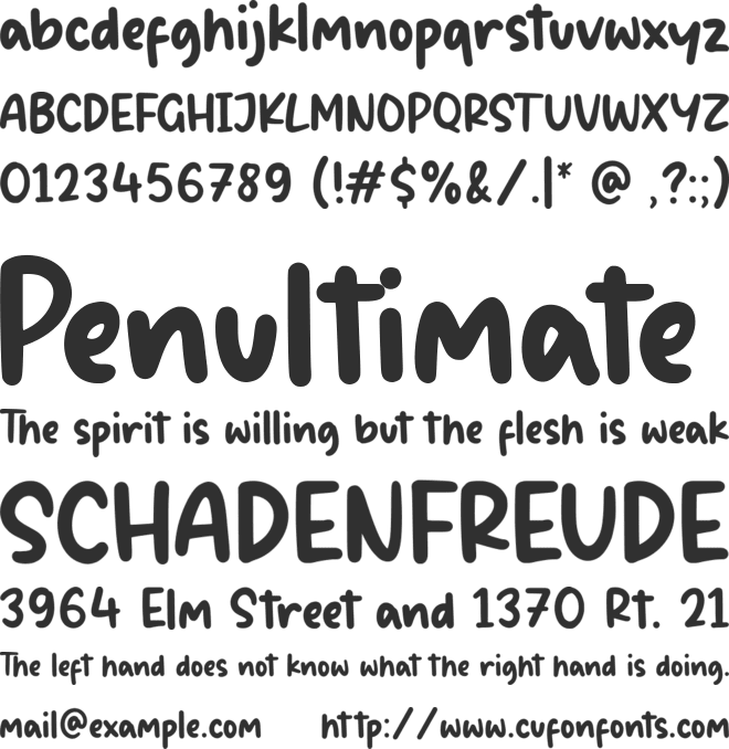 Goldie Boxing font preview