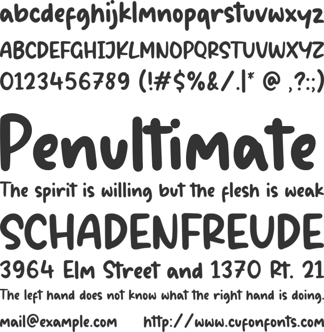 Goldie Boxing font preview