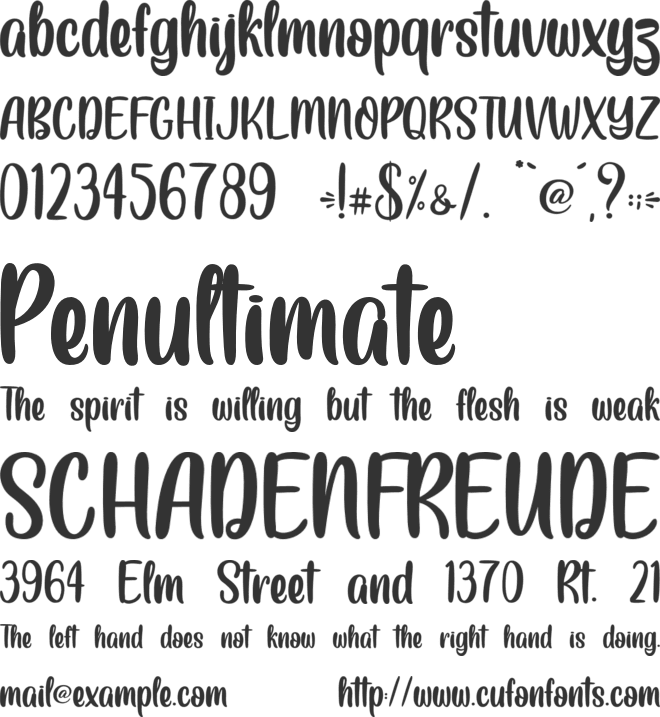 Crowny - Personal Use font preview