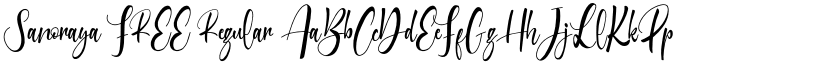 Sanoraya FREE Regular font