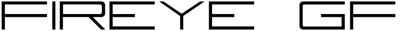 Fireye GF 3 font