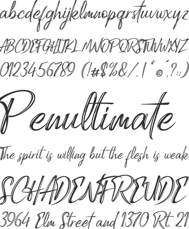 CandyQelling font preview