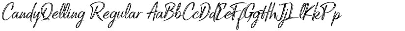 CandyQelling Regular font
