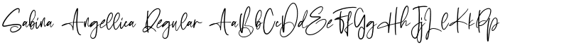 Sabina Angellica Regular font