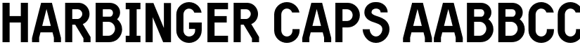 Harbinger Caps font