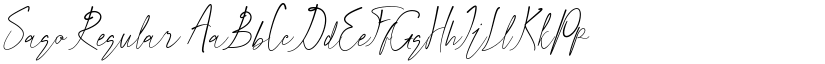 Sago Regular font
