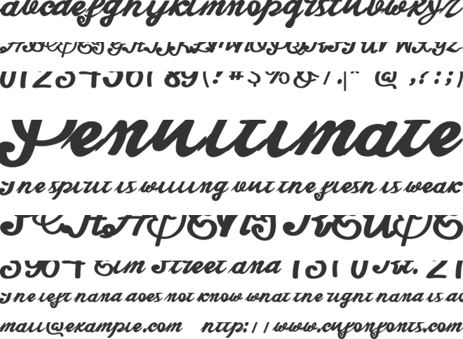 Bittale font preview