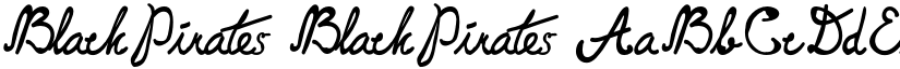 BlackPirates BlackPirates font