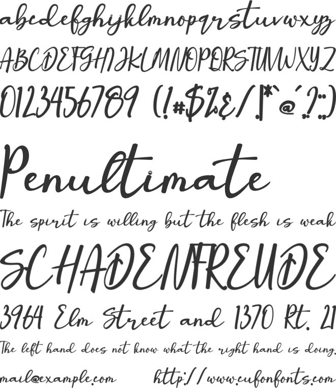 the stronghold font preview