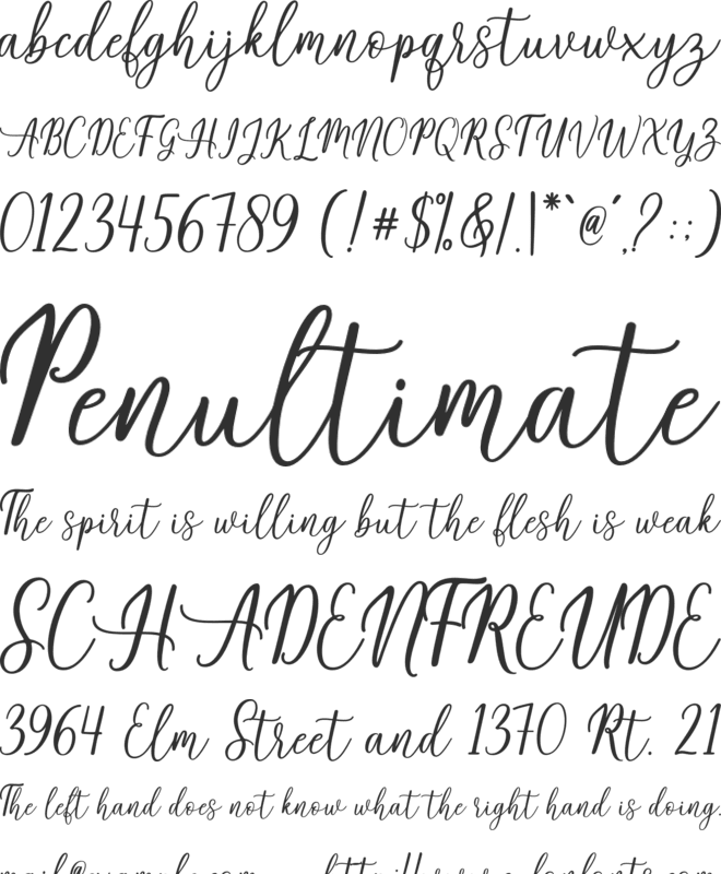 mobaster font preview