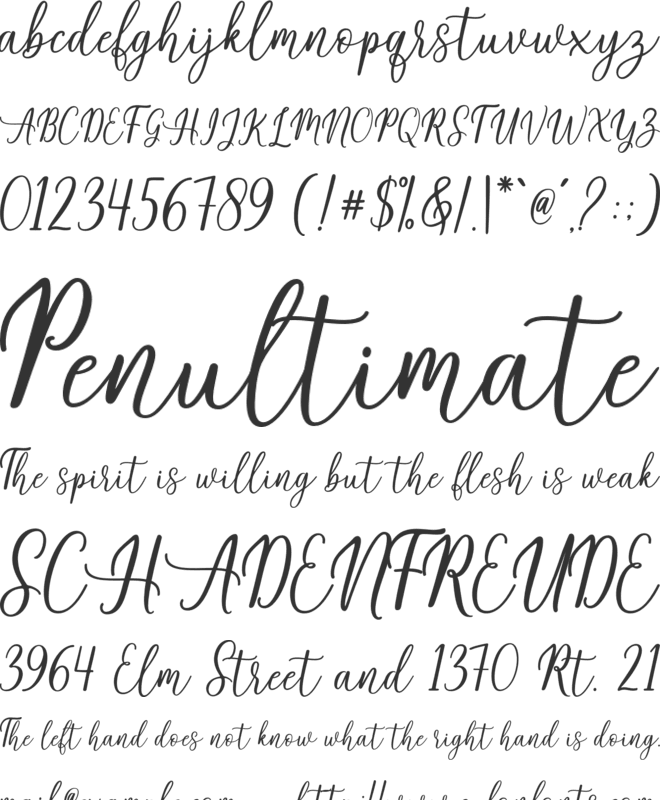 mobaster font preview