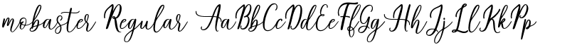 mobaster Regular font