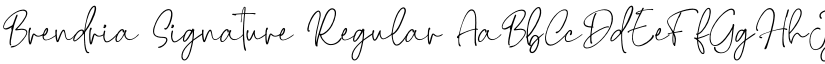 Brendria Signature font download