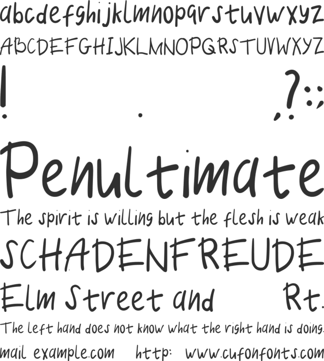 Soonshine font preview