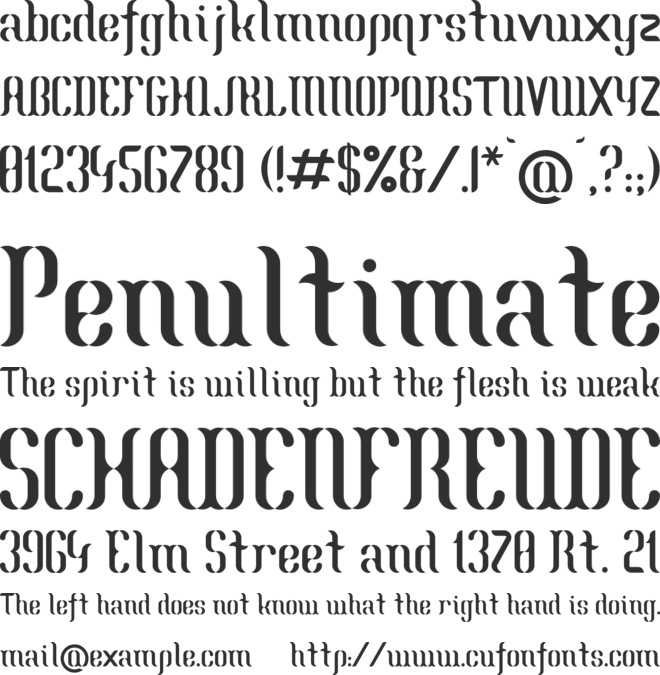 Mermaid-Motions font preview