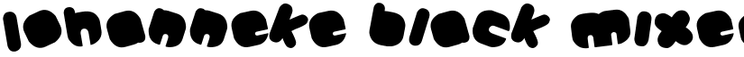 Johanneke Black Mixed font