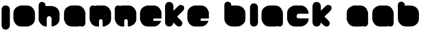 Johanneke Black font