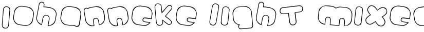 Johanneke Light Mixed font