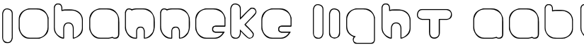 Johanneke Light font
