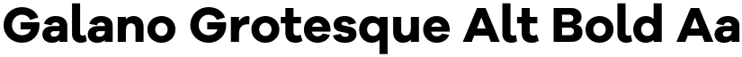 Galano Grotesque Alt Bold font