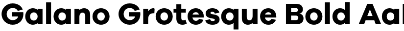 Galano Grotesque Bold font