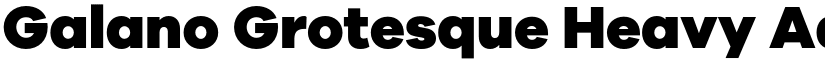 Galano Grotesque Heavy font