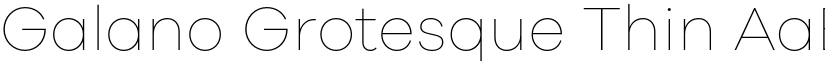 Galano Grotesque Thin font