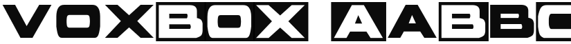 Voxbox font download