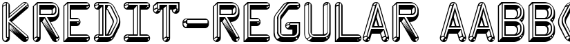 Kredit-Regular font