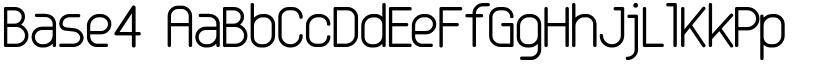 Base4 font