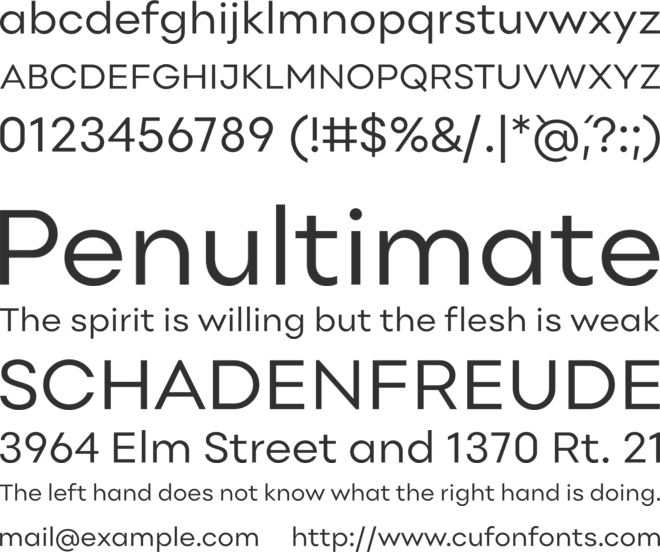Point font preview