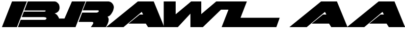 Brawl font
