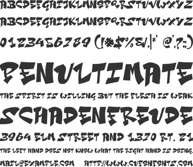 Vope Dome font preview